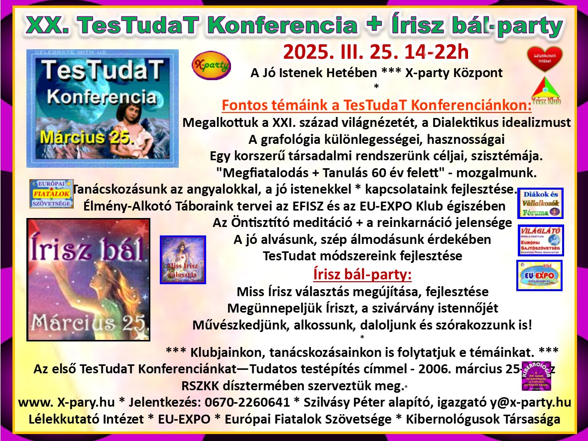 20. TesTudaT Konferencia - 2025. III. 25.